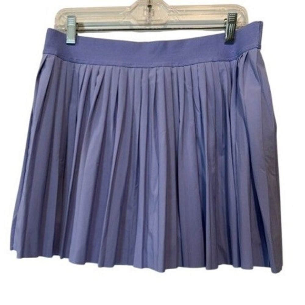 Beyond Yoga Womens XL Periwinkle Pleated Tennis Skort Built In Shorts Golf